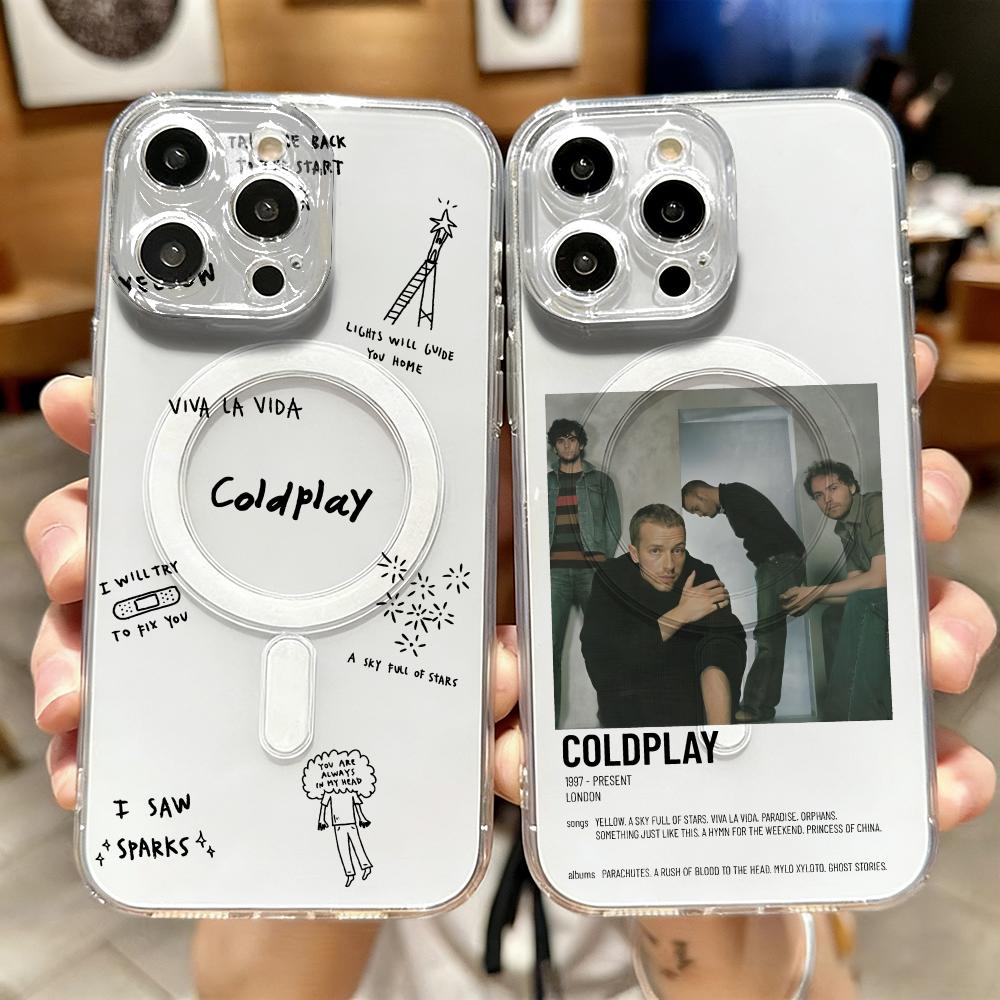 Magnetic Phone Case - C-Coldplay Rapper Coole Handyhülle für iPhone