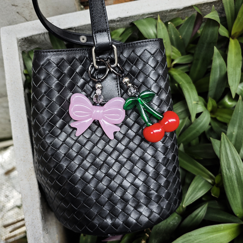 Phone Accessories For Teen Girls - HERLOOK Big Cherry Bag Charm Schlüsselanhänger