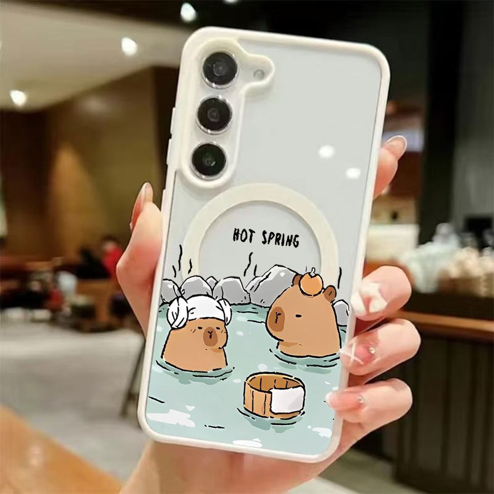 Magnetic Phone Case - Transparente Magnetische Handyhülle für Samsung Galaxy