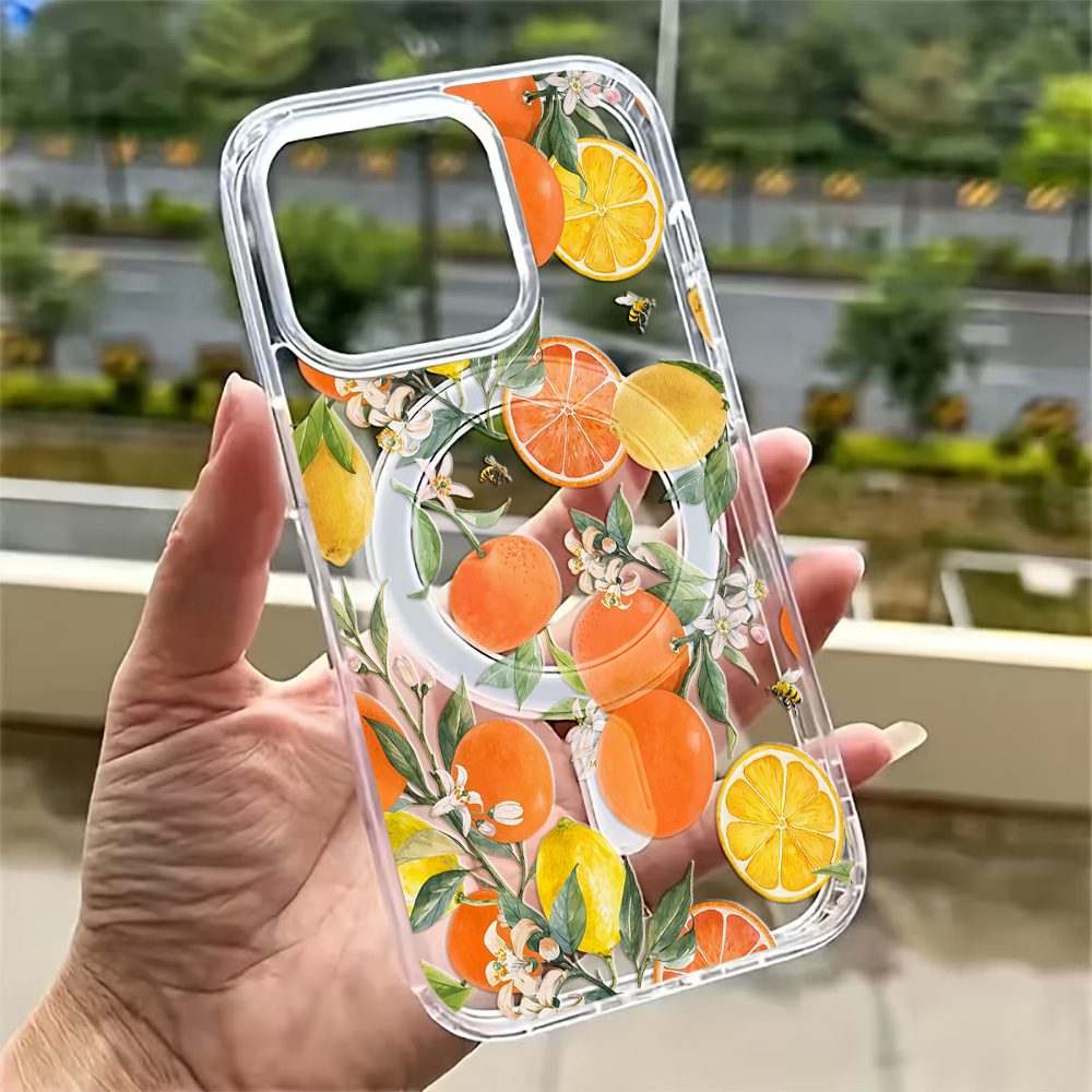 Magnetic Phone Case - Sommer-Zitronen-Handyhülle für iPhone 17 16 15