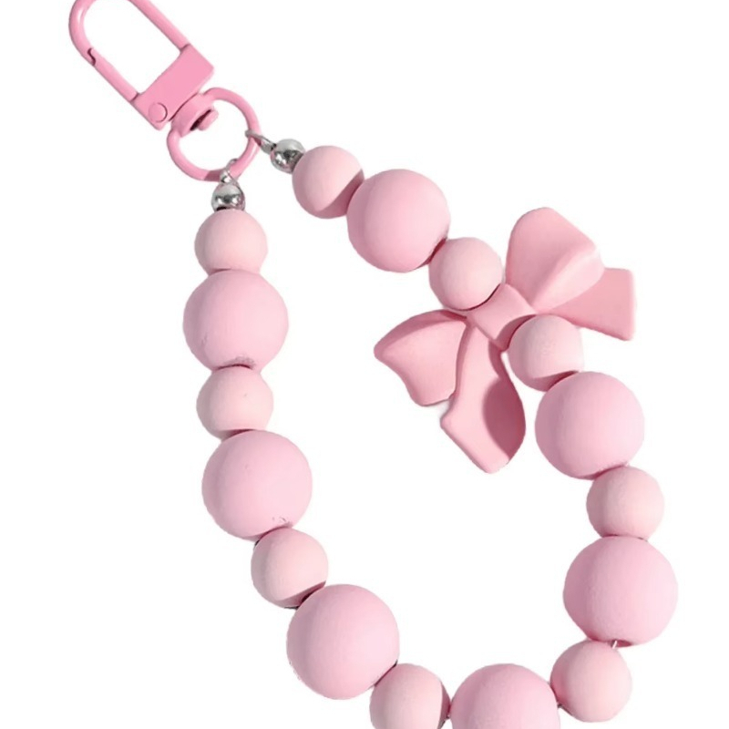 1 Stück Rosa Perlen-Schleifen- – Phone Accessories For Teen Girls Bewertung und Preis