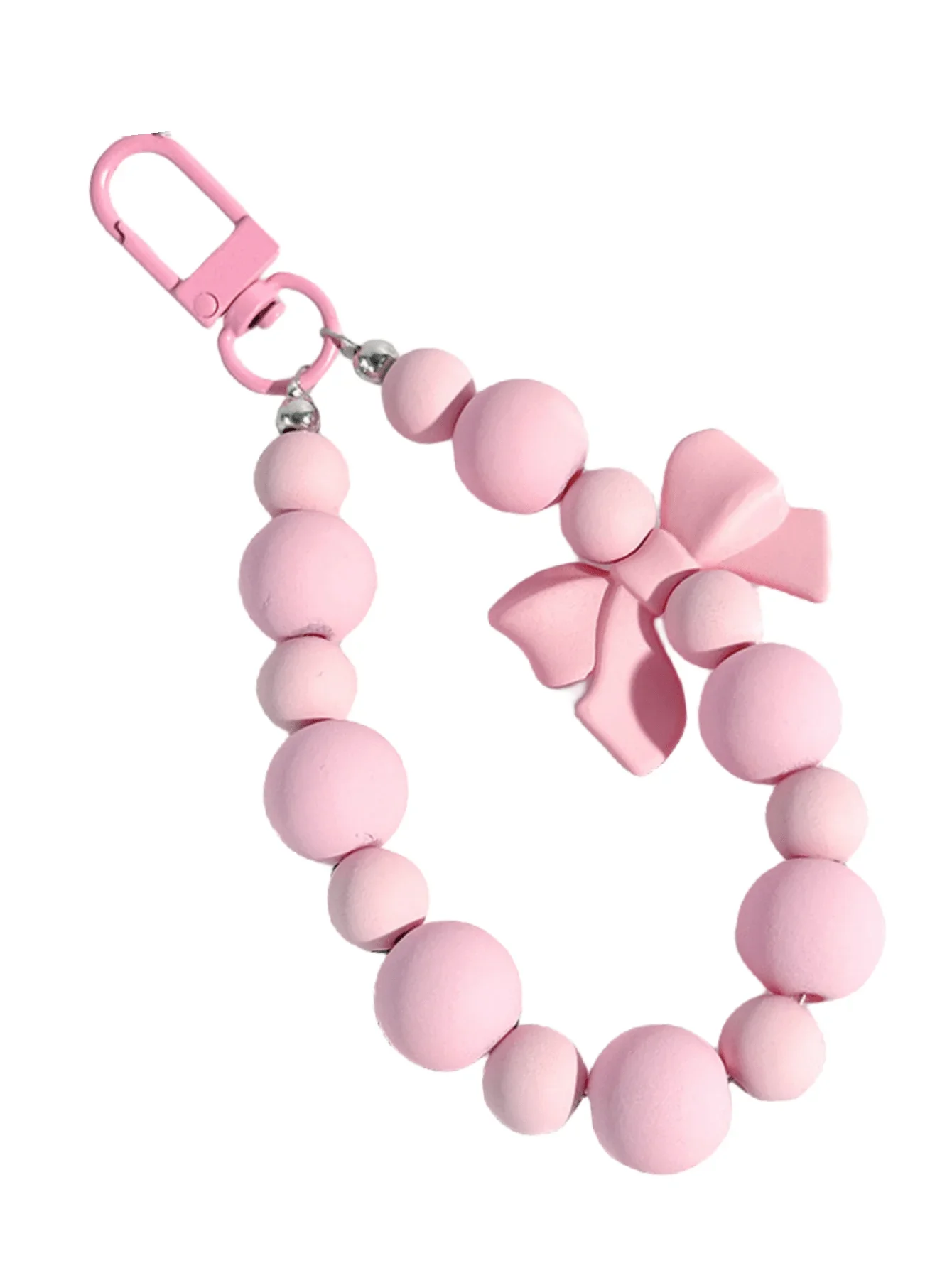 1 Stück Rosa Perlen-Schleifen- – Phone Accessories For Teen Girls Bewertung und Preis
