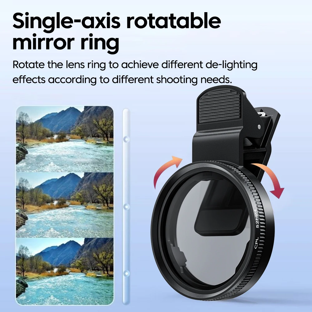 Neue 52mm CPL Handy Objektiv F – Phone Accessories And Electronics Bewertung und Preis